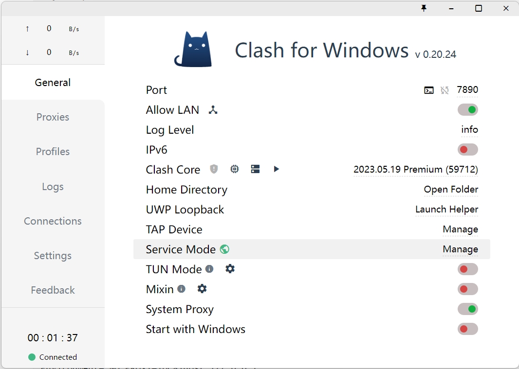 Clash for Windows设置